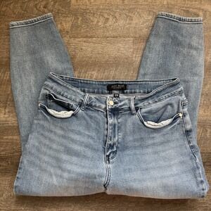 Judy Blue Relaxed Fit Denim Jeans JB88262 Women's Size 18W High Rise Light Wash